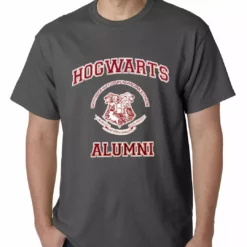 Bewild Hogwarts Alumni Mens T-shirt Comic Con & Gaming Clothing, Video Game