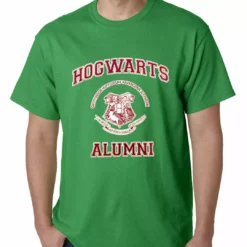 Bewild Hogwarts Alumni Mens T-shirt Comic Con & Gaming Clothing, Video Game