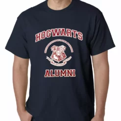 Bewild Hogwarts Alumni Mens T-shirt Comic Con & Gaming Clothing, Video Game