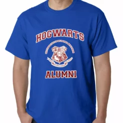 Bewild Hogwarts Alumni Mens T-shirt Comic Con & Gaming Clothing, Video Game