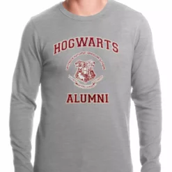 Bewild Hogwarts Alumni Thermal Shirt Cool Funny & Offensive