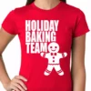 Bewild Holiday Baking Team Christmas Cookies Girls T-shirt