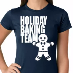 Bewild Holiday Baking Team Christmas Cookies Girls T-shirt