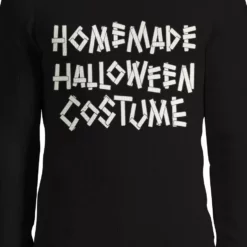 Bewild Halloween Prints Home Made Halloween Costume Thermal Long Sleeve Shirt