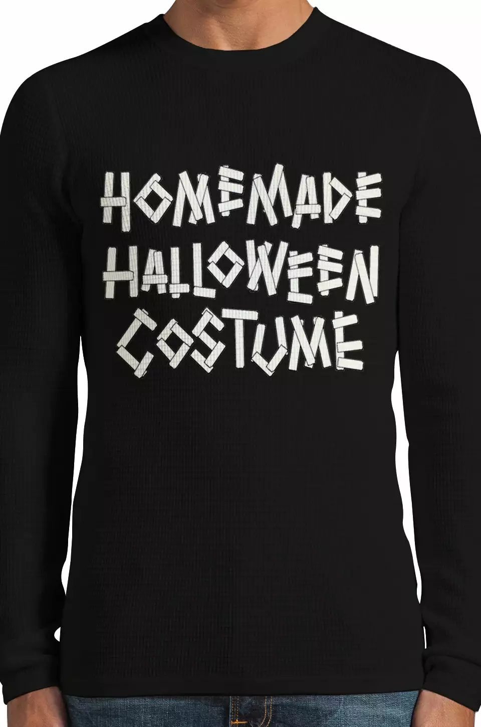 Bewild Halloween Prints Home Made Halloween Costume Thermal Long Sleeve Shirt 3 Bewild Halloween Prints Home Made Halloween Costume Thermal Long Sleeve Shirt
