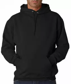 Bewild Blank & Comfy Hooded Sweatshirt :: Unisex Pull Over Hoodie (Black) 3 Bewild Blank & Comfy Hooded Sweatshirt :: Unisex Pull Over Hoodie (Black)