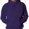 Bewild Hooded Sweatshirt :: Unisex Pull Over Hoodie (Deep Purple) Blank & Comfy