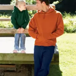 Bewild Hooded Sweatshirt :: Unisex Pull Over Hoodie (Forest Green) Blank & Comfy