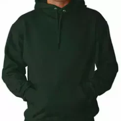 Bewild Hooded Sweatshirt :: Unisex Pull Over Hoodie (Forest Green) Blank & Comfy