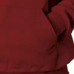 Bewild Hooded Sweatshirt :: Unisex Pull Over Hoodie (Red) Blank & Comfy