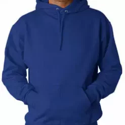 Bewild Blank & Comfy Hooded Sweatshirt :: Unisex Pull Over Hoodie (Royal)