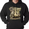 Bewild Biker Style Hot Babes And Cold Beer Biker Adult Hoodie