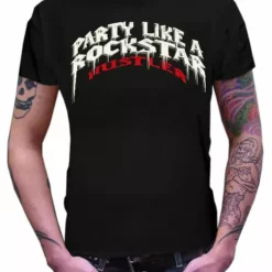 Bewild Huster "Rockstar" T-Shirt (Black) Hustler 13 Bewild Huster