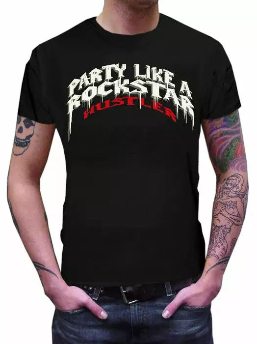 Bewild Huster "Rockstar" T-Shirt (Black) Hustler 6 Bewild Huster "Rockstar" T-Shirt (Black) Hustler