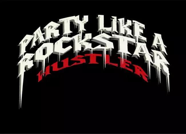 Bewild Huster "Rockstar" T-Shirt (Black) Hustler 8 Bewild Huster "Rockstar" T-Shirt (Black) Hustler