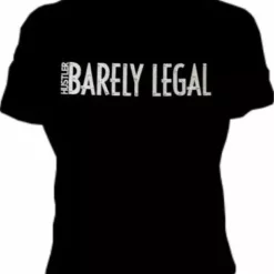 Bewild Hustler Barely Legal Shimmer T-Shirt