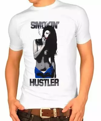 Bewild Hustler "Smokin'" T-Shirt (White) 6 Bewild Hustler "Smokin'" T-Shirt (White)