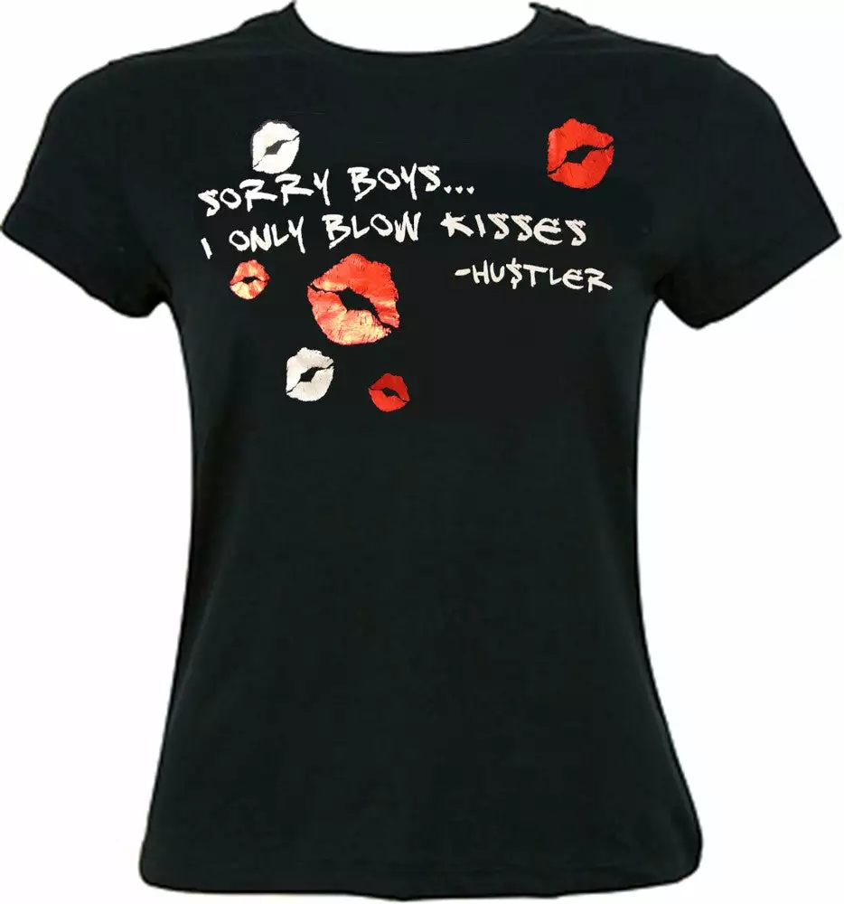Bewild Hustler "Sorry Boys" Girls Baby Doll T-Shirt 4 Bewild Hustler "Sorry Boys" Girls Baby Doll T-Shirt