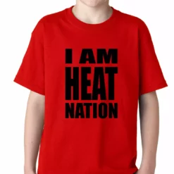 Bewild I Am Heat Nation Basketball Kids T-shirt Sport Inspiration