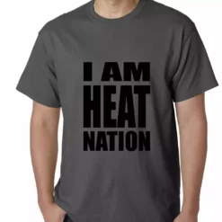 Bewild I Am Heat Nation Basketball Mens T-shirt
