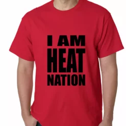 Bewild I Am Heat Nation Basketball Mens T-shirt