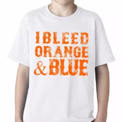 Bewild Sport Inspiration I Bleed Orange And Blue New York Baseball Kids T-shirt 11 Bewild Sport Inspiration I Bleed Orange And Blue New York Baseball Kids T-shirt