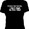 Bewild Cool Funny & Offensive I Don't Look Busy Girls T-Shirt