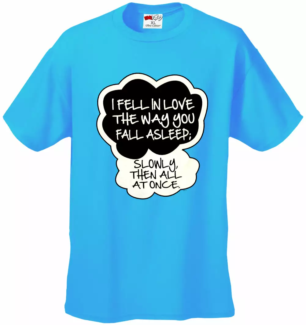 Bewild "I Fell In Love" John Green Quote From The Fault In Our Stars Kid's T-Shirt 5 Bewild "I Fell In Love" John Green Quote From The Fault In Our Stars Kid's T-Shirt