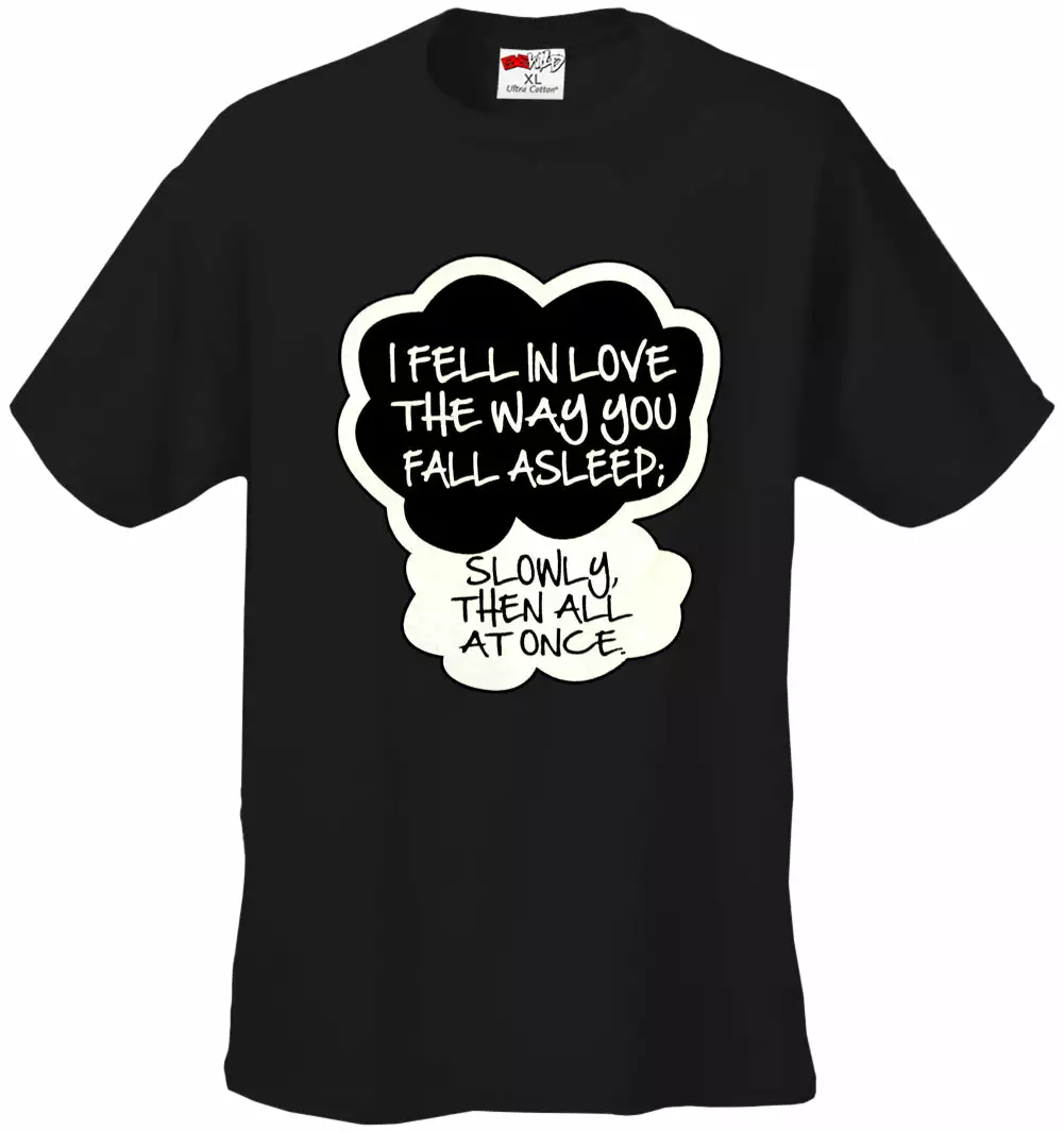 Bewild "I Fell In Love" John Green Quote From The Fault In Our Stars Kid's T-Shirt 6 Bewild "I Fell In Love" John Green Quote From The Fault In Our Stars Kid's T-Shirt