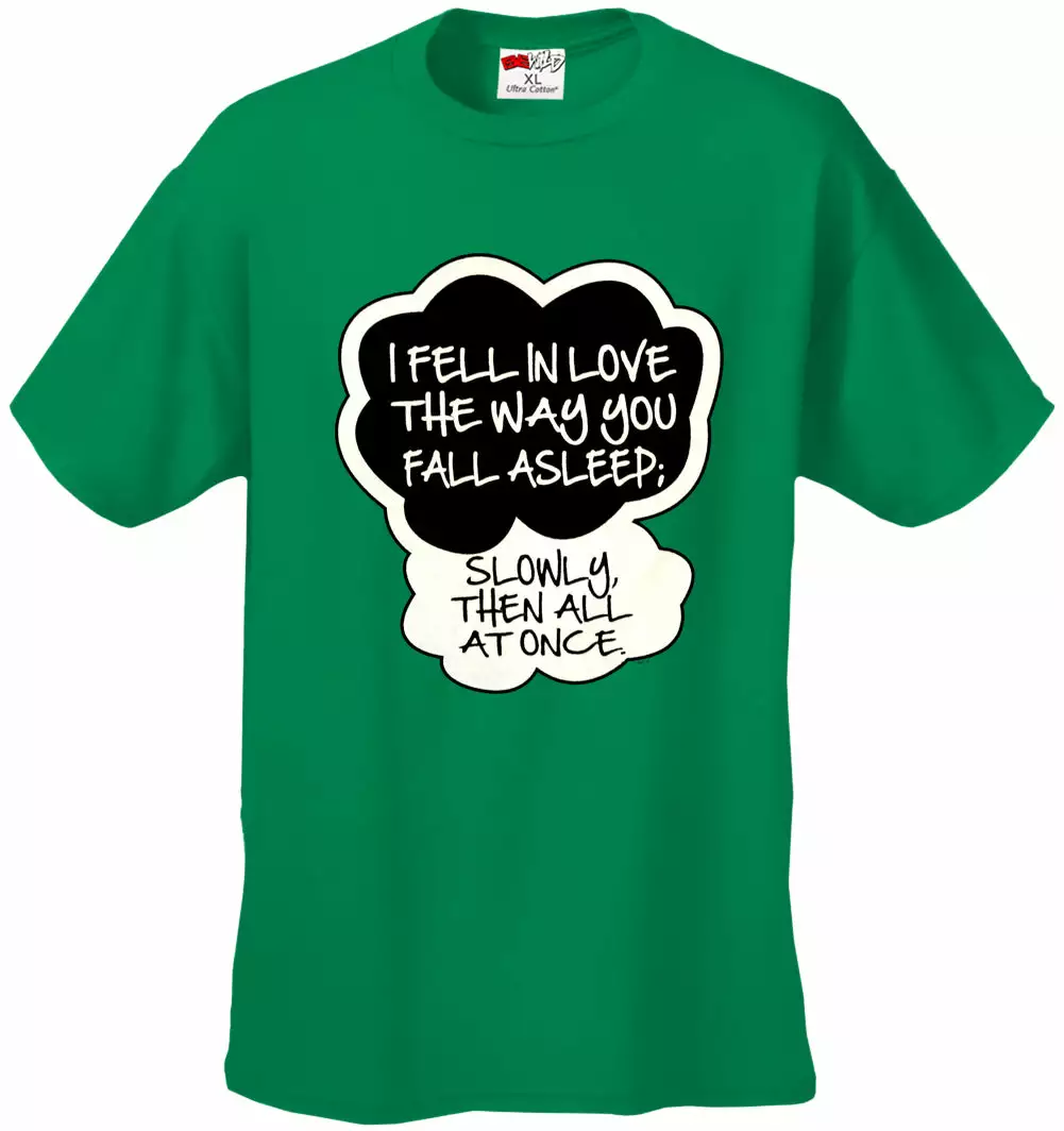 Bewild "I Fell In Love" John Green Quote From The Fault In Our Stars Kid's T-Shirt 7 Bewild "I Fell In Love" John Green Quote From The Fault In Our Stars Kid's T-Shirt