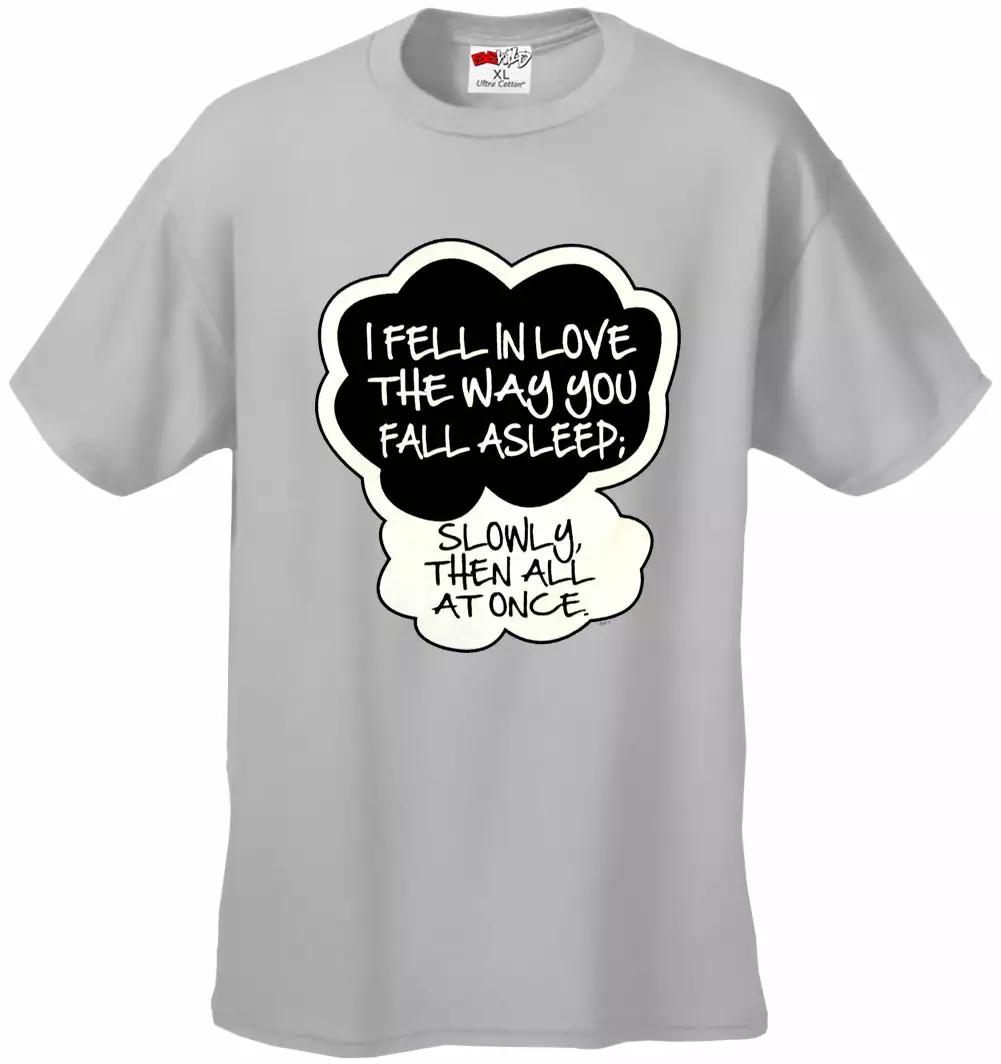 Bewild "I Fell In Love" John Green Quote From The Fault In Our Stars Kid's T-Shirt 8 Bewild "I Fell In Love" John Green Quote From The Fault In Our Stars Kid's T-Shirt