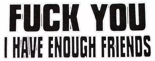 Bewild Cool Funny & Offensive I Have Enough Friends Girls T-Shirt 4 Bewild Cool Funny & Offensive I Have Enough Friends Girls T-Shirt