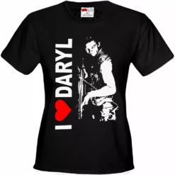 Bewild Cool Funny & Offensive I Heart Daryl Girl's T-Shirt