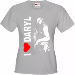 Bewild Cool Funny & Offensive I Heart Daryl Girl's T-Shirt