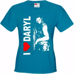 Bewild Cool Funny & Offensive I Heart Daryl Girl's T-Shirt