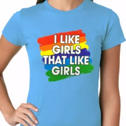 Bewild Positive Reinforcement I Like Girls That Like Girls Ladies T-shirt