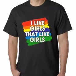 Bewild Say It Loud I Like Girls That Like Girls Mens T-shirt
