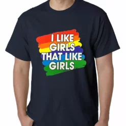 Bewild Say It Loud I Like Girls That Like Girls Mens T-shirt