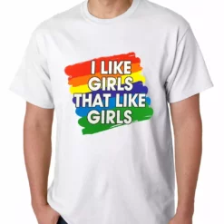 Bewild Say It Loud I Like Girls That Like Girls Mens T-shirt