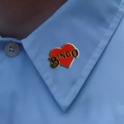 Bewild I Love Bingo Lapel Pin Lapel Pins
