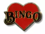 Bewild I Love Bingo Lapel Pin Lapel Pins
