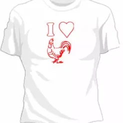 Bewild Cool Funny & Offensive I Love C*ck Girls T-Shirt