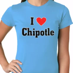 Bewild I Love Chipotle Ladies T-shirt
