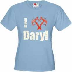 Bewild Cool Funny & Offensive I Love Daryl Crossbow Heart Girl's T-Shirt 17 Bewild Cool Funny & Offensive I Love Daryl Crossbow Heart Girl's T-Shirt