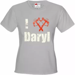 Bewild Cool Funny & Offensive I Love Daryl Crossbow Heart Girl's T-Shirt 18 Bewild Cool Funny & Offensive I Love Daryl Crossbow Heart Girl's T-Shirt
