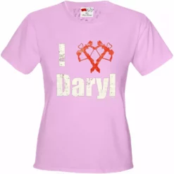 Bewild Cool Funny & Offensive I Love Daryl Crossbow Heart Girl's T-Shirt 19 Bewild Cool Funny & Offensive I Love Daryl Crossbow Heart Girl's T-Shirt