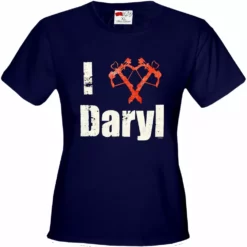 Bewild Cool Funny & Offensive I Love Daryl Crossbow Heart Girl's T-Shirt 20 Bewild Cool Funny & Offensive I Love Daryl Crossbow Heart Girl's T-Shirt