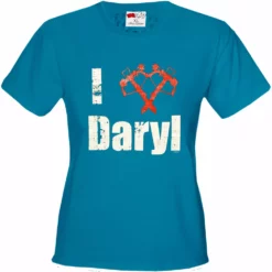 Bewild Cool Funny & Offensive I Love Daryl Crossbow Heart Girl's T-Shirt 21 Bewild Cool Funny & Offensive I Love Daryl Crossbow Heart Girl's T-Shirt