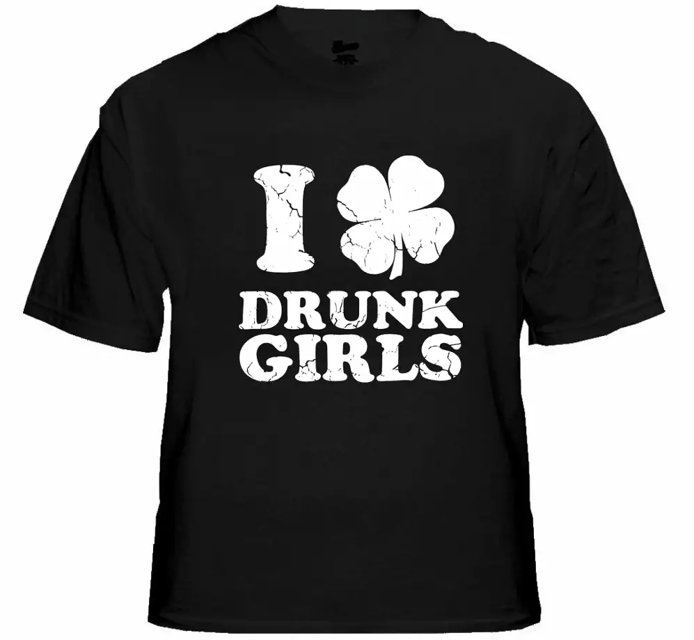 Bewild St.Patricks Day I Love Drunk Girls Men's T-Shirt 4 Bewild St.Patricks Day I Love Drunk Girls Men's T-Shirt