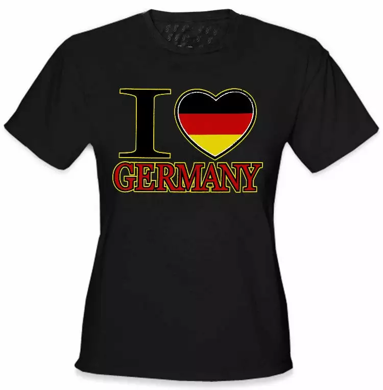 Bewild Nationality & Ethnic I Love Germany Girls T-Shirt 5 Bewild Nationality & Ethnic I Love Germany Girls T-Shirt